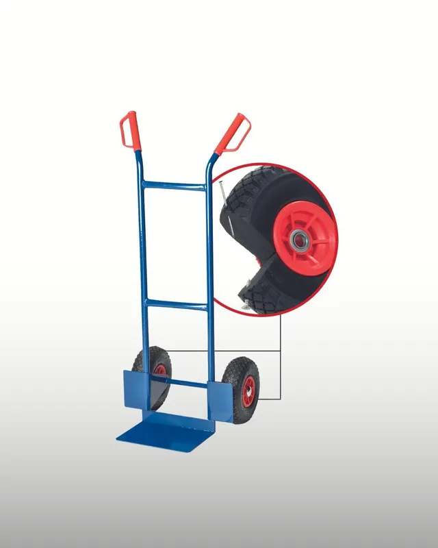 pro-bau-tec-junior-pu-sackkarre-200-kg-pannensicher image 1