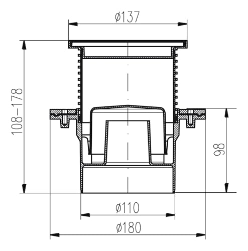 mch-431-duschablauf-edelstahlrost-rund-137-mm-dn110 image 8