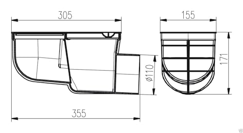 mch-325-d-regensinkkasten-dn-110-regenrohrablauf-375-l-min image 4
