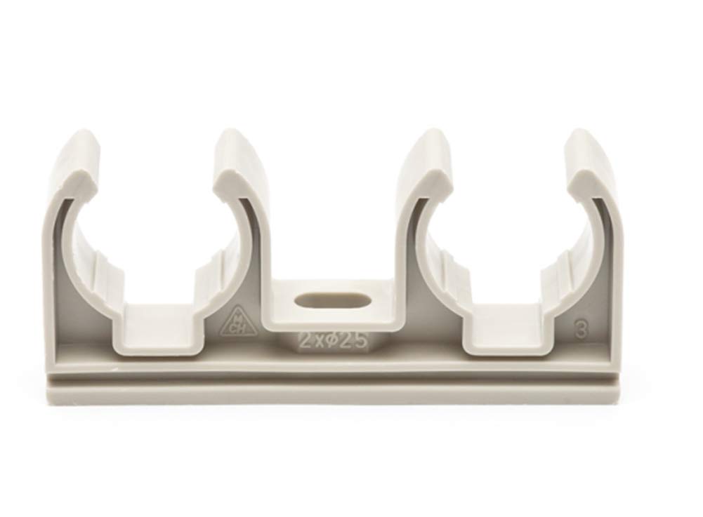 mch-rohrklemme-doppel-20mm-rohrschelle-grau-50-st-ck-pp image 1