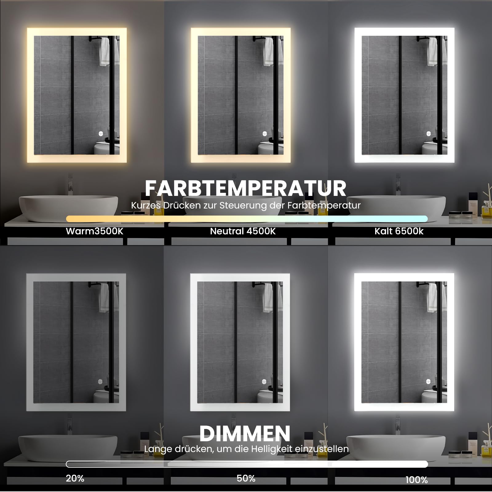 allright-led-badspiegel-beleuchtung-100x60-cm-dimmbar-3-farben image 4