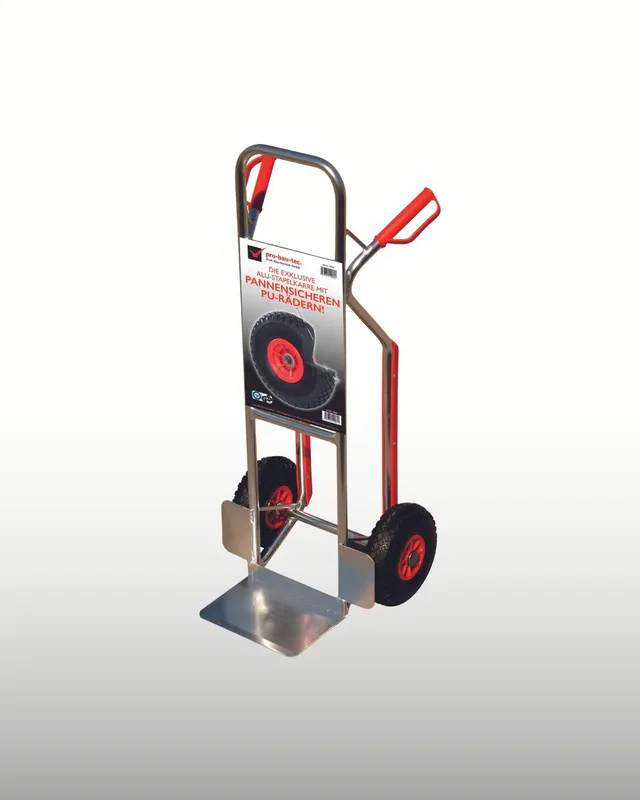 pro-bau-tec-10060-alu-stapelkarre-exklusiv-pu-150-kg image 1