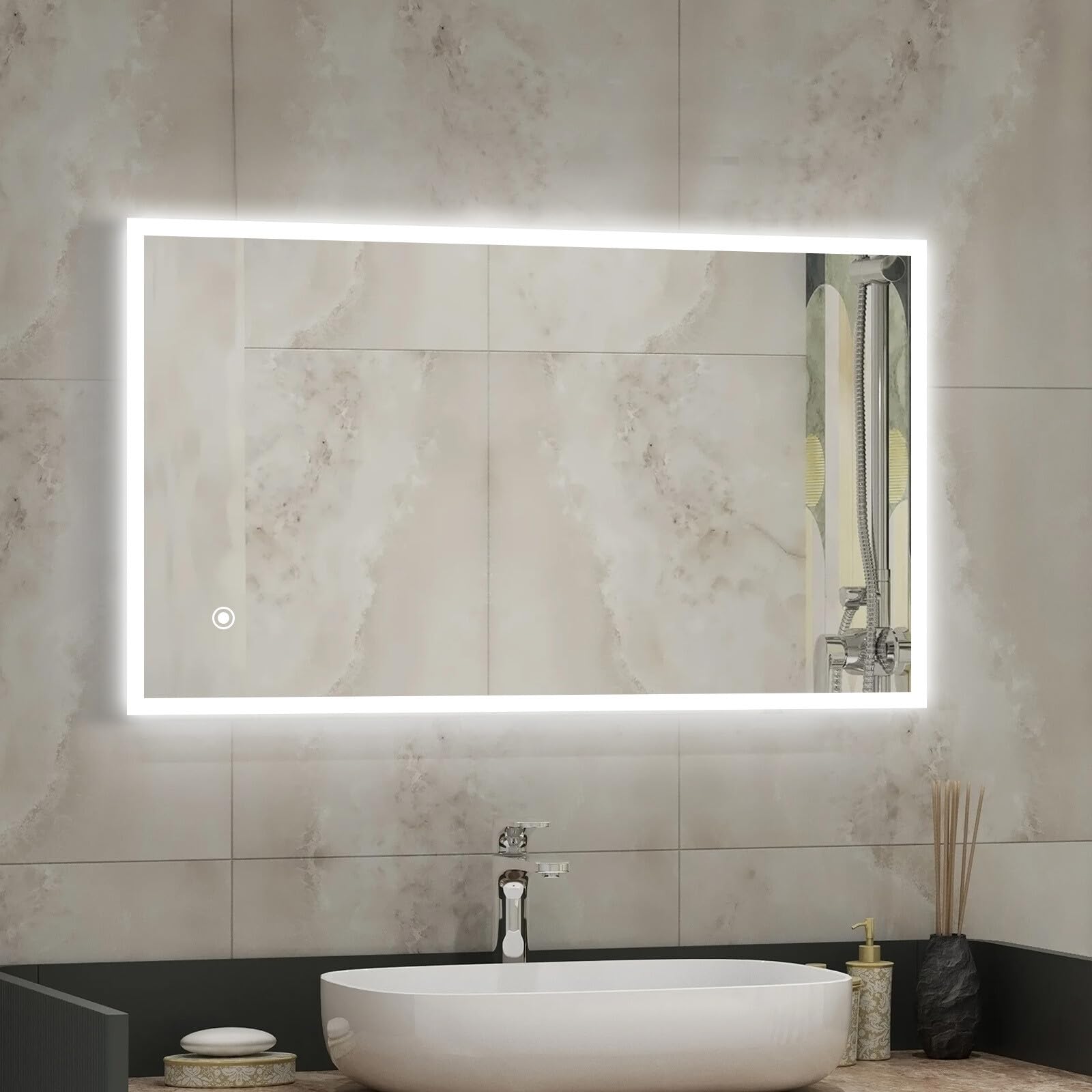 allright-led-badspiegel-beleuchtung-100x60-cm-dimmbar-3-farben image 5