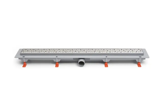 mch-square-duschrinne-85cm-edelstahl-flach-matt image 1