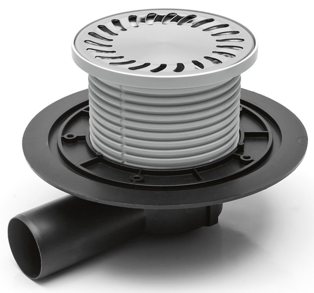 mch-381c-duschablauf-rund-137mm-dn50-trockenklappe image 1