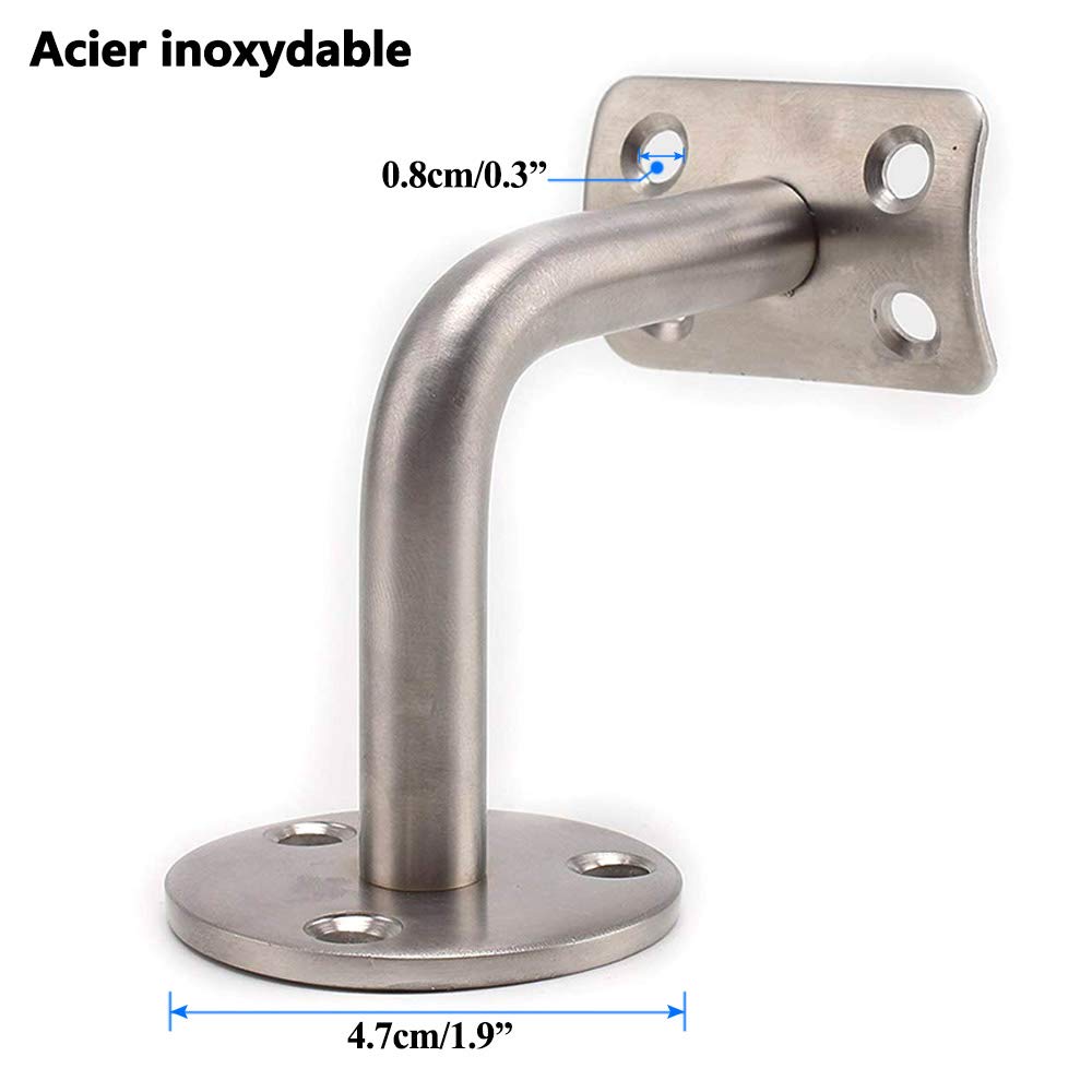 allright-bau-gel-nderbeschl-ge-handlauftr-ger-edelstahl-5-st-ck image 2