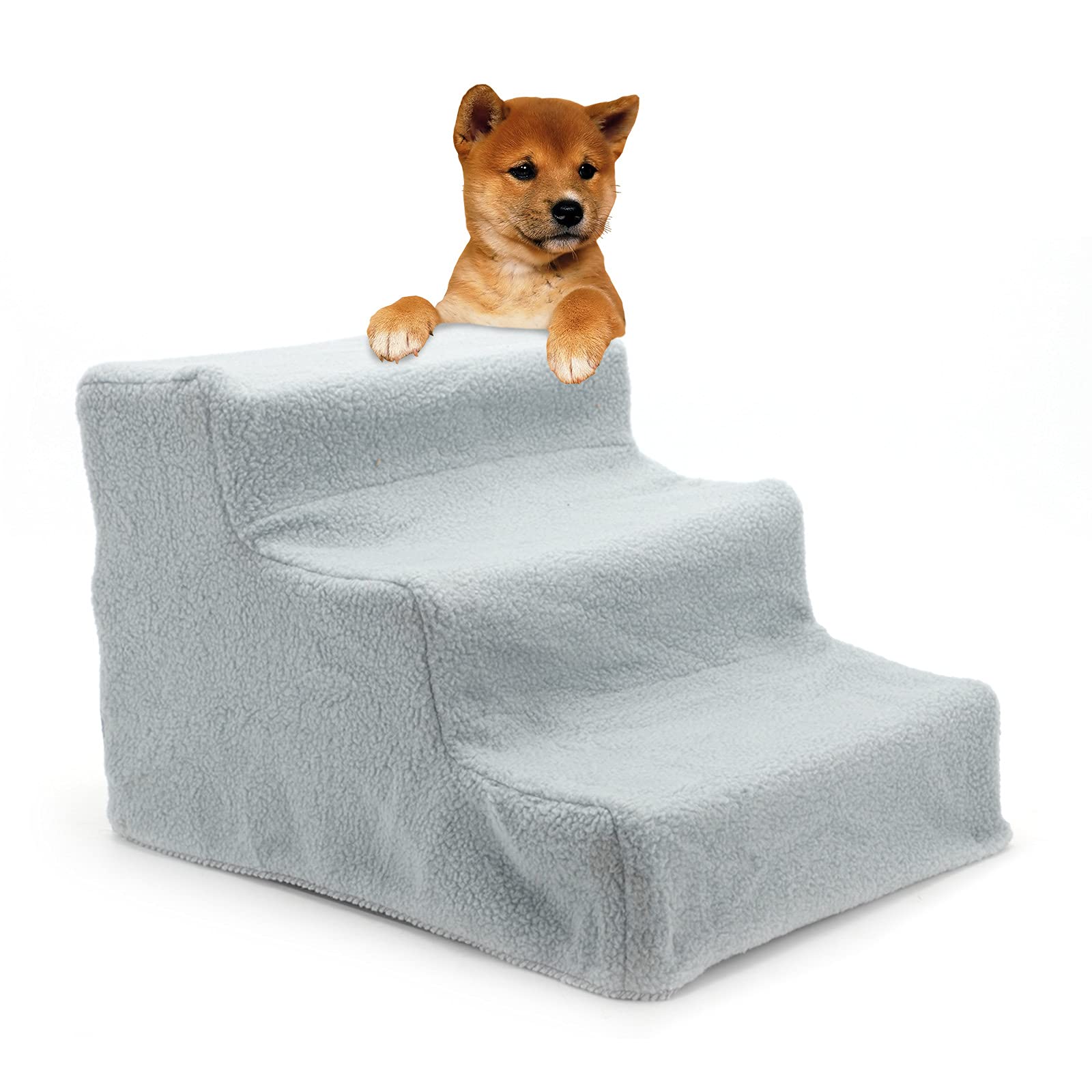 allright-hundetreppe-haustiertreppe-3-stufen-grau-45x36x31 image 7