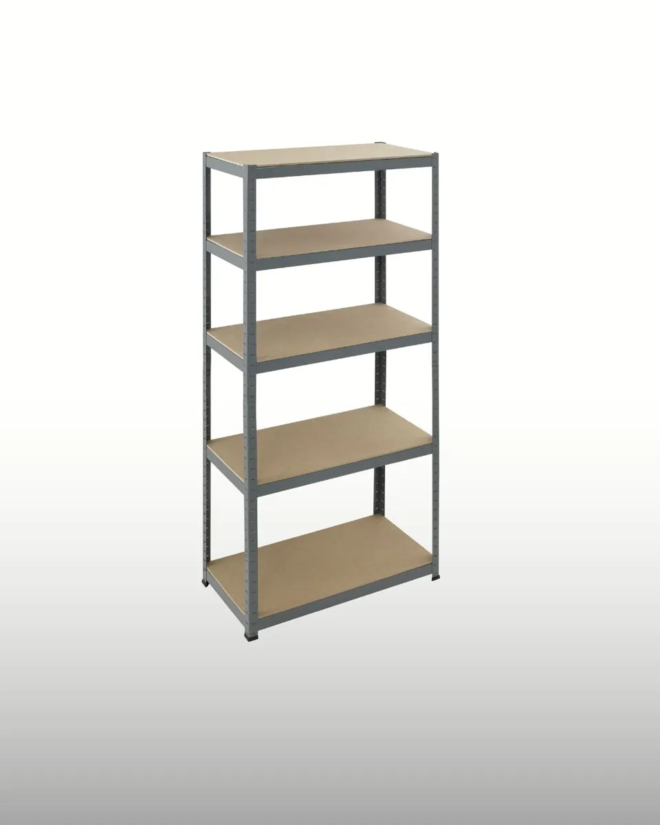 pro-bau-tec-schwerlastregal-10074-steckregal-265-kg-180x90x45 image 1