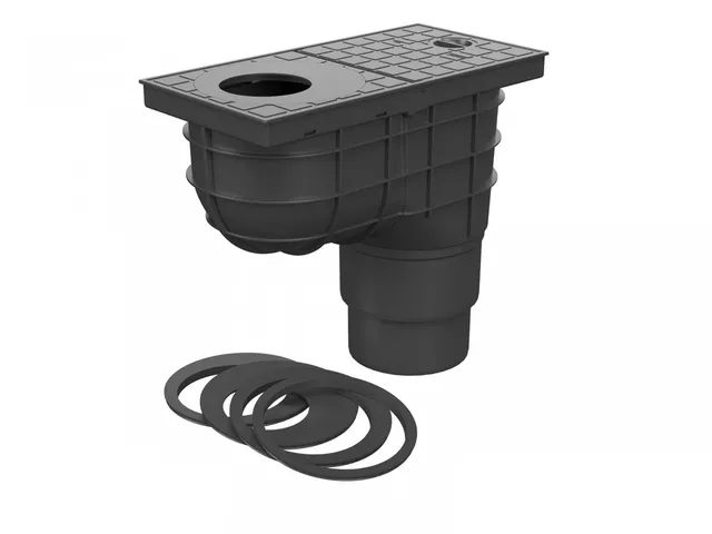 mch-325-c-regensinkkasten-dn-110-125-ablauf-schwarz-530-l-min image 1