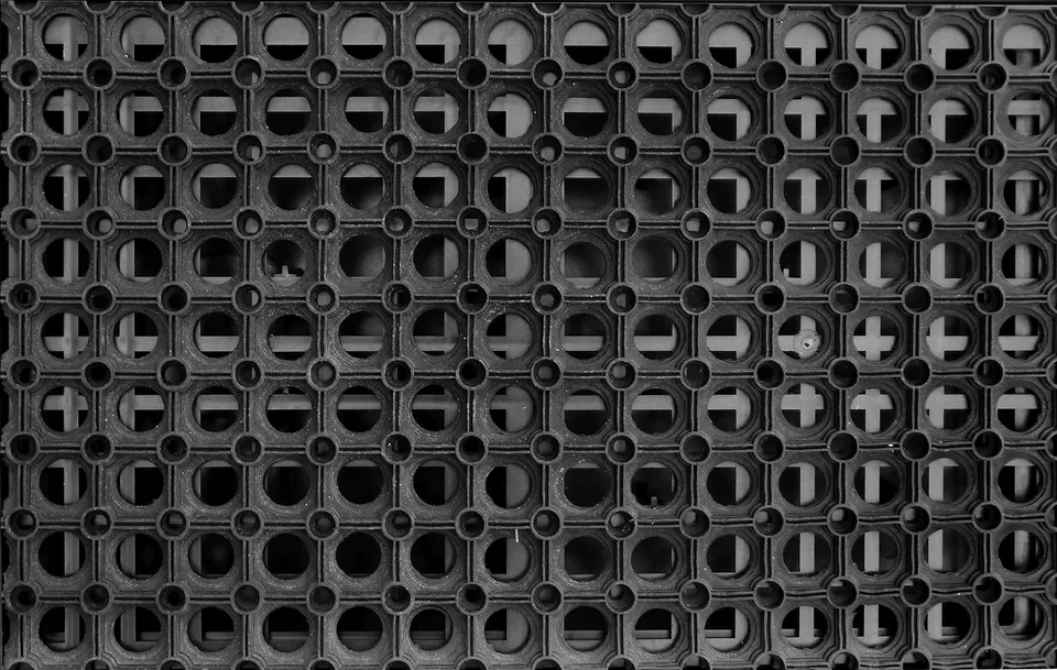 mch-schuhabstreifer-gummimatte-schwarz-58x37x10-cm-wanne image 1