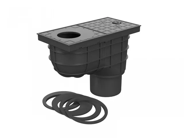 mch-325-a-regensinkkasten-dn-110-dachrinnenablauf-390-l-min image 1
