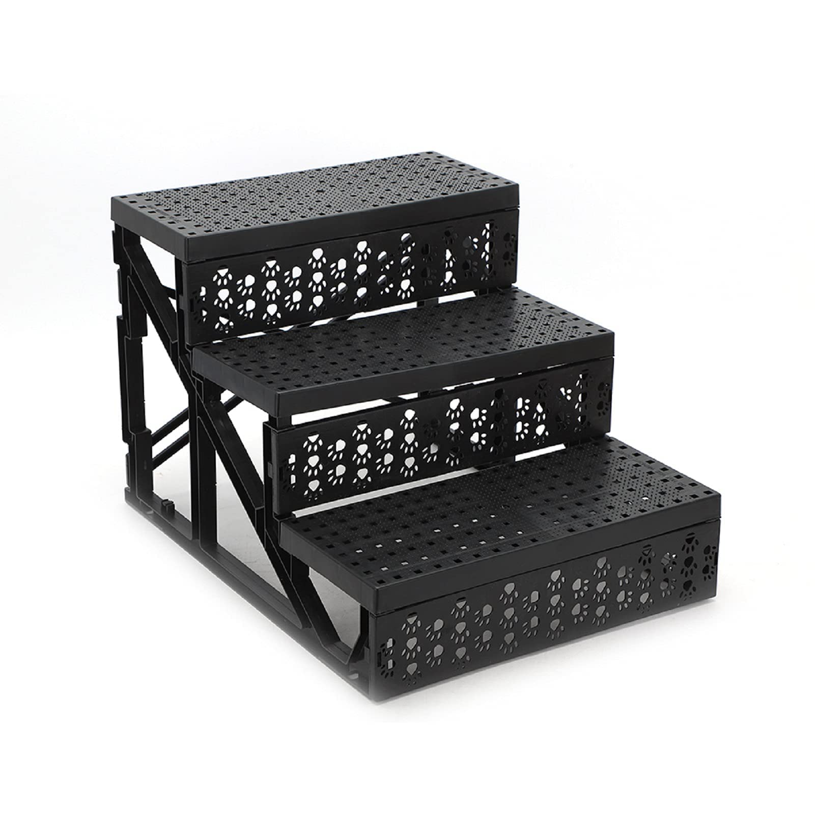 allright-hundetreppe-haustiertreppe-3-stufen-grau-45x36x31 image 4