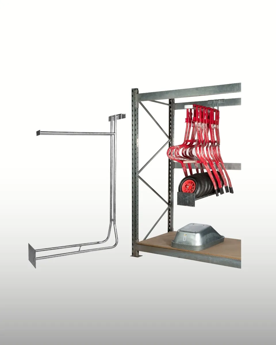 pro-bau-tec-10126-pos-schubkarrenhalter-feuerverzinkt image 1