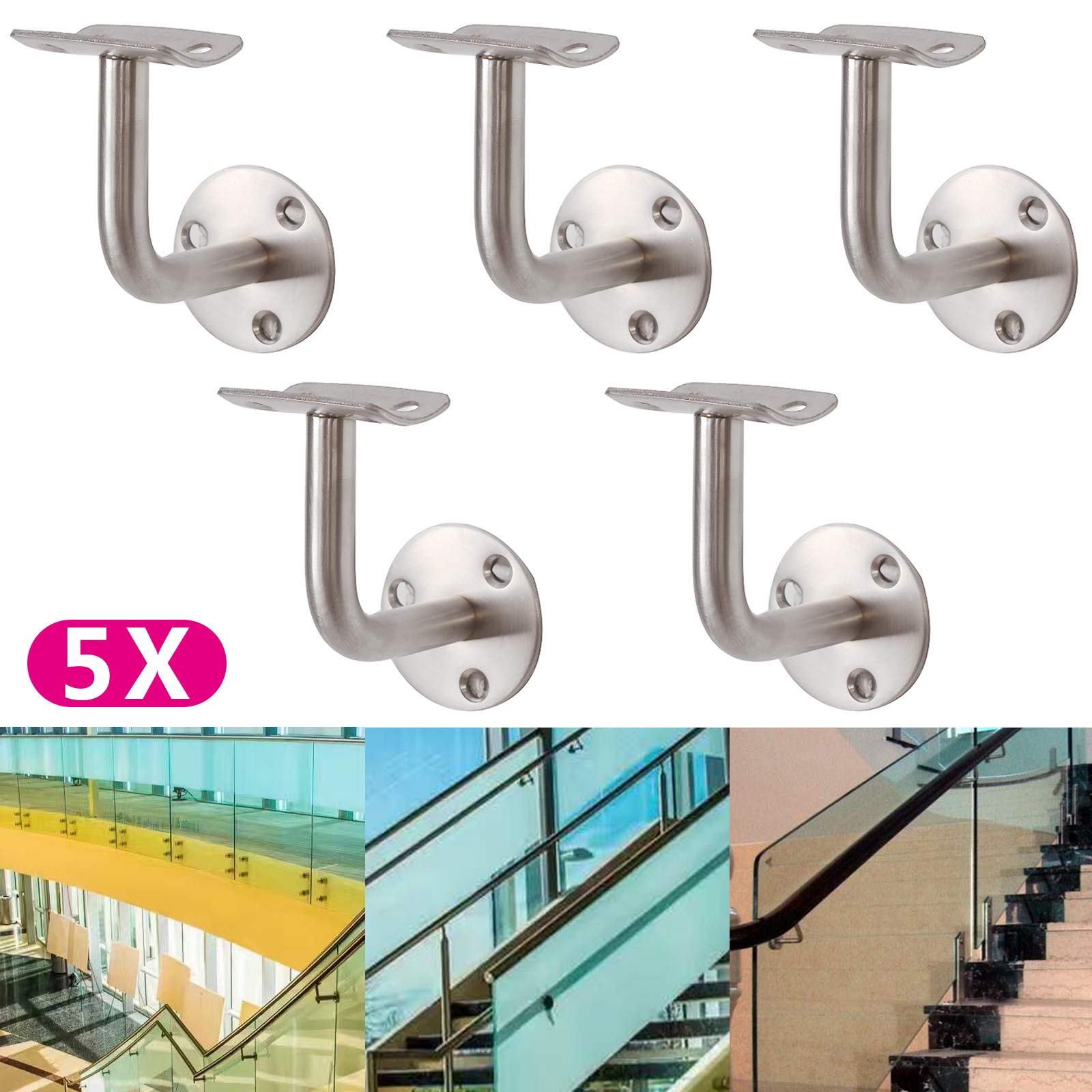 allright-bau-gel-nderbeschl-ge-handlauftr-ger-edelstahl-5-st-ck image 3