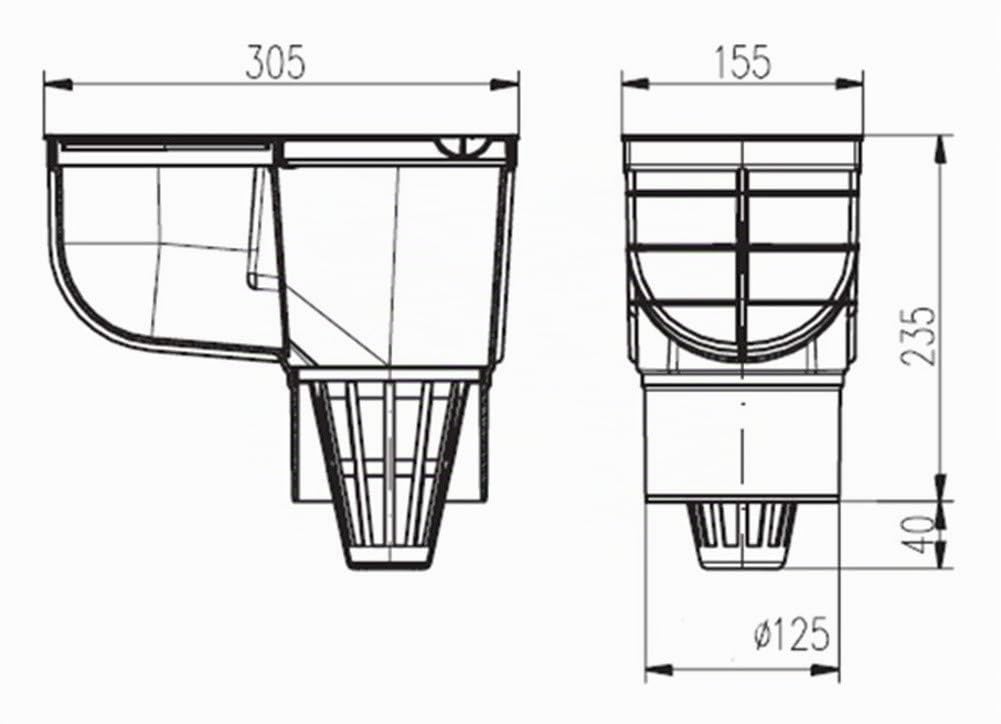 mch-325-b-regensinkkasten-regenrohrablauf-dn125 image 2